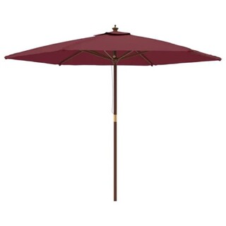 Houten parasol met windvanger, Madison, Parasol met windvanger, bordea